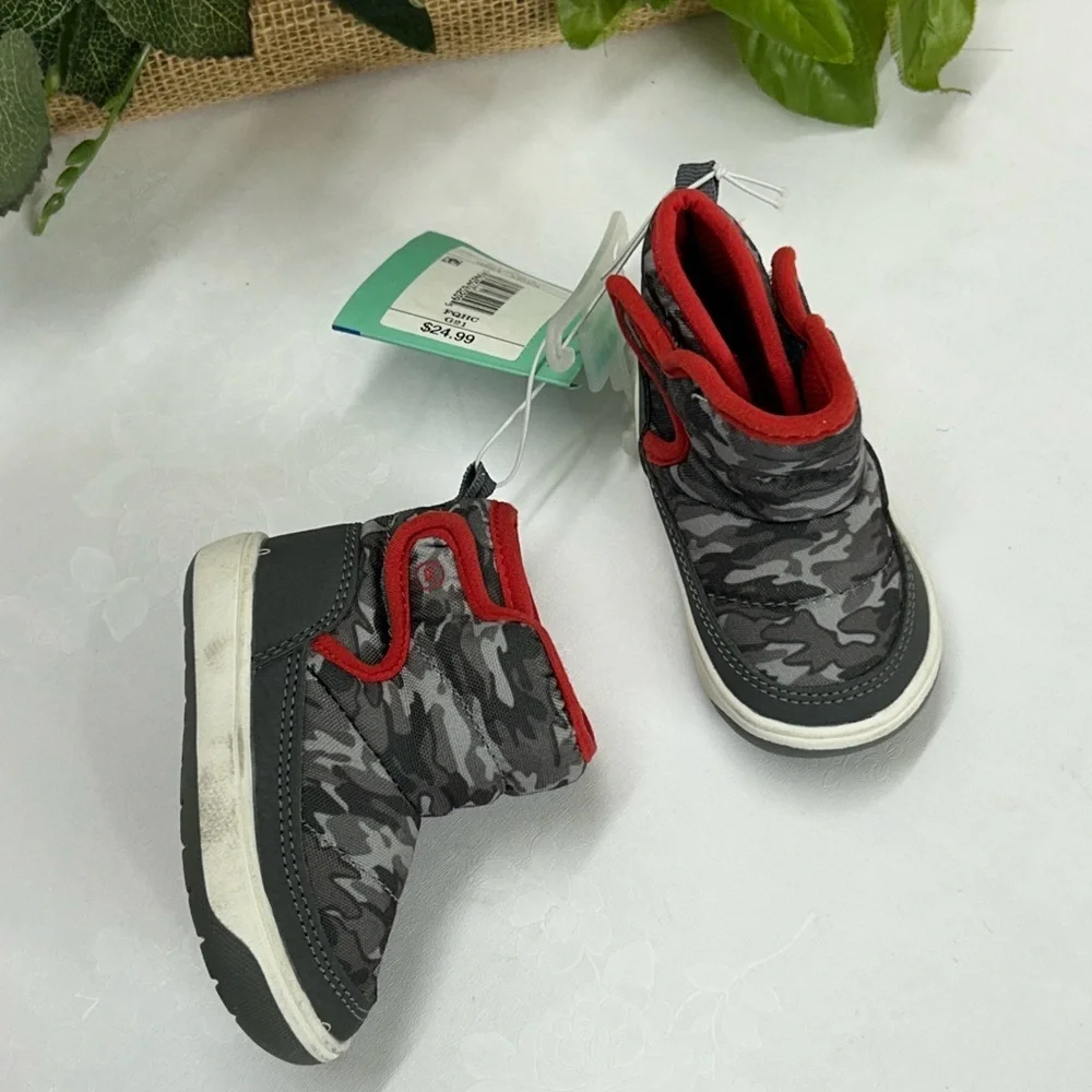 Stylish Camouflage Kids Boots